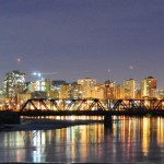 Ottawa skyline by night