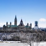 Vue panoramique sur le centre ville d'Ottawa