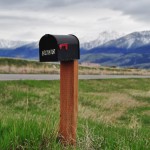 Boîte aux lettres sur la route 89 en direction de Livingston (Montana)
