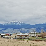 A défaut de ville, les mobilhome parsèment la campagne du Montana