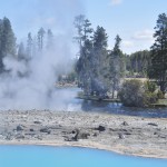 Wall Pool, un vrai lagon bleu dans le Biscuit Basin de Yellowstone