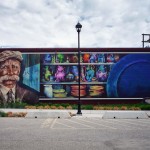 Fresque murale de potier - centre-ville de Vernon, Canada