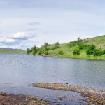 Vue panoramique du Goose Lake - Vernon
