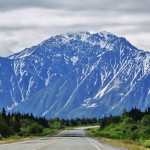 Sur la Haines Highway, direction Haines Alaska