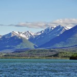 Un ciel enfin bleu au dessus du lac Dezadeash - Yukon