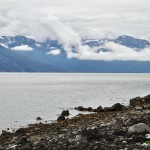 Vue du fjord vers Haines Alaska - USA