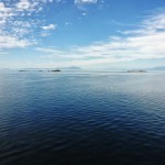 Le détroit est une véritable mer d'huile - arrivée sur Nanaimo