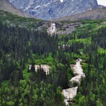 Montagnes vers le White Summit - Alaska