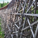 Le pont de bois Kinsol Trestle - Vancouver Island