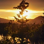Coucher de soleil Yukonnais