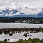 Vue du petit village de pêcheurs de Haines - Alaska