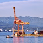 Les docks du port de Vancouver