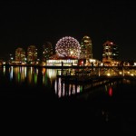 World of Science by night, Vancouver - Canada