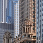 Mélange de style dans les buildings du downtown Chicago - USA