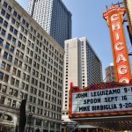 Le Chicago Theater dans le centre-ville