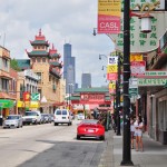 La porte du quartier chinois de Chicago