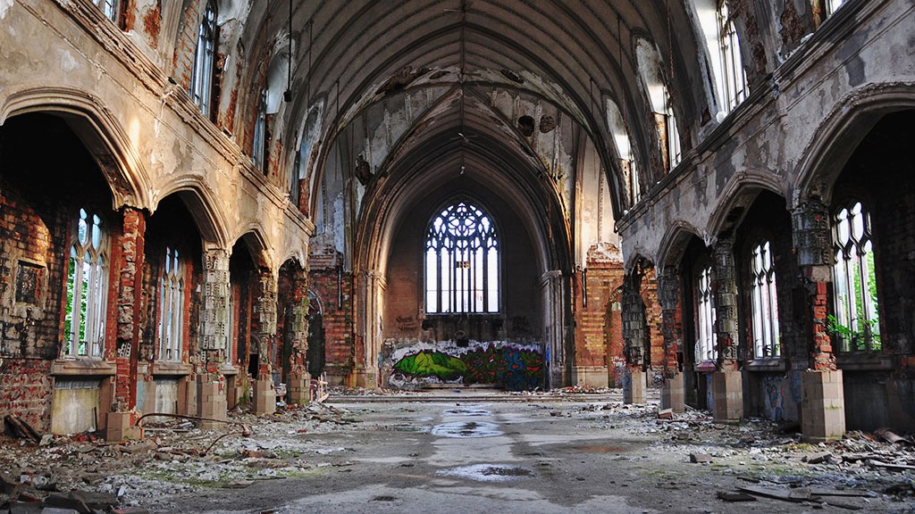 L'église St. Agnes / Martyrs of Uganda, désertée depuis 2006 - Detroit