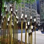 Sculptures de lumière dans le downtown de Chicago