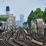 Le skytrain de Chicago - arrêt Fullerton sur la ligne rouge !