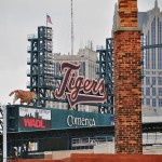 Le stade des Tigers, l'équipe de baseball de Detroit