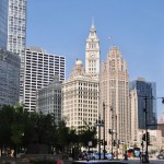 La Trump Tower et le Wrigley Building dans le centre de Chicago