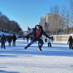 Vincent en plein freestyle sur le Canal